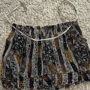 Kimchi Blue Black and Purple Patterned Camisole